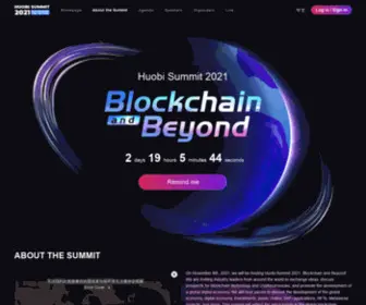 2021Digitalsummit.com(Huobi Summit 2021) Screenshot