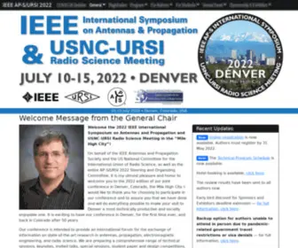 2022Apsursi.org(IEEE AP) Screenshot