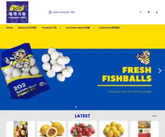 202Foodpg.com(202 Online Store) Screenshot