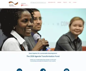 2030Transformationfund.com(Transformationsfonds Agenda 2030) Screenshot