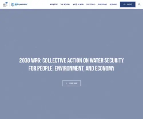 2030WRG.org(2030 Water Resources Group) Screenshot