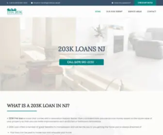 203Kloanlenders.com(203K Loans) Screenshot