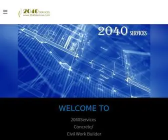 2040Services.com(2040 Constrution Engineering) Screenshot