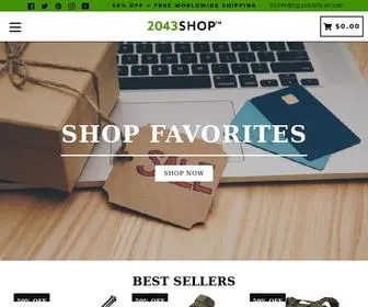 2043Shop.com(Thanks for visiting 2043 SHOP. We are an online) Screenshot