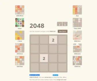 2048.biz(Game) Screenshot