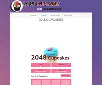 2048Cupcakes.com(Play the remake of the legendary 2048 game) Screenshot