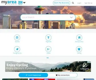 206Area.com(Seattle WA City Guide) Screenshot