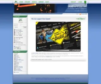 206Info.co.uk(News Peugeot 206 owners club) Screenshot