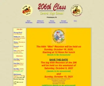 206THclass.net(CHS 206th Class Website) Screenshot