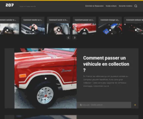 207.fr(Peugeot 207 France le site : Achat) Screenshot