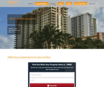 2080Oceancondo.com(2080 Ocean) Screenshot