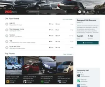 208Ownersclub.co.uk(Peugeot 208 Forums) Screenshot