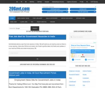 20Govt.com(20Govt Recruitment Portal) Screenshot