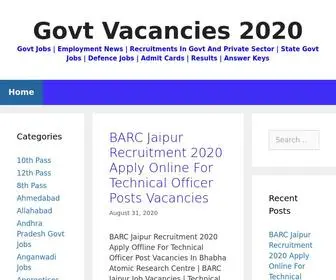 20Govtvacancy.com(Govt Jobs) Screenshot