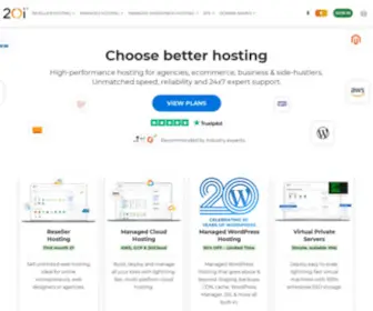 20I.com(WordPress, Website, VPS and Reseller Hosting) Screenshot