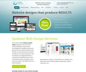 20Milesnorth.com(20 Miles North Web Design) Screenshot