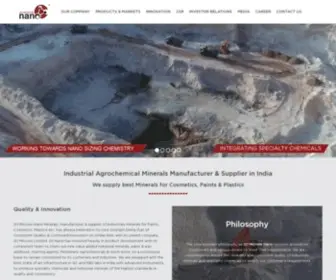 20Nano.com(Agrochemicals & Anti blocking Minerals) Screenshot