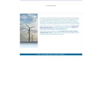 20Percentwind.org(20% Windpower by 2030) Screenshot