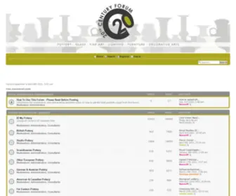 20Thcenturyforum.com(20th Century Pottery) Screenshot