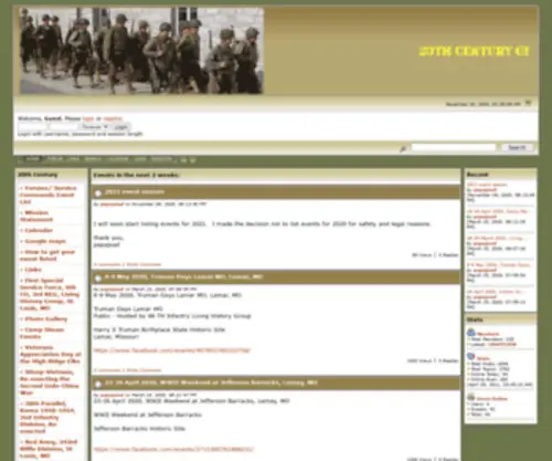 20Thcenturygi.com(20th Century GI) Screenshot