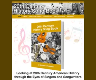 20Thcenturyhistorysongbook.com(20th Century History Song Book) Screenshot