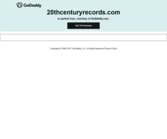 20Thcenturyrecords.com(20th Century Records) Screenshot