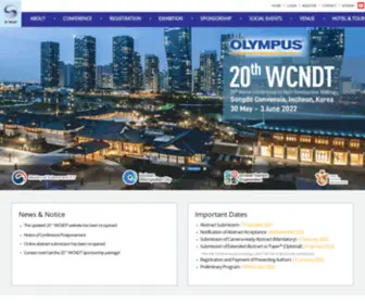 20THWCNDT.com(20th WCNDT) Screenshot