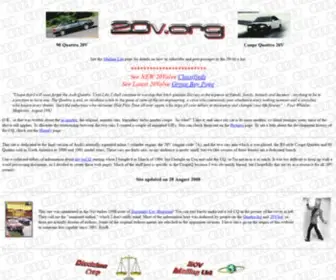 20V.org(The Audi Quattro 20V) Screenshot