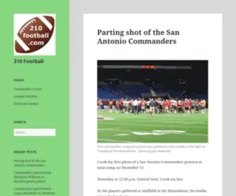 210Football.com(210 Football) Screenshot