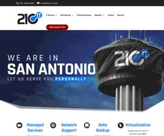 210IT.com(IT Consulting San Antonio) Screenshot