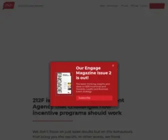 212F.com(Incentives, Incentives Program, B2B Incentive Programs) Screenshot