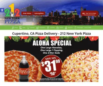 212Newyorkpizza.com(Cupertino) Screenshot