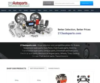 213Autoparts.com(Huge selection and competitive prices for Brakes) Screenshot