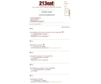 213Eat.com(213 Eat) Screenshot