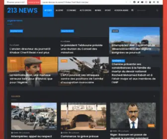 213News.fr(213 News) Screenshot