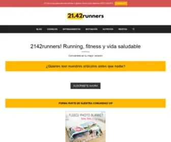 2142Runners.com(RUNNING, FITNESS y VIDA SALUDABLE) Screenshot