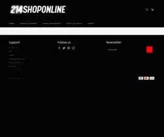 214Shoponline.com(214 Shoponline) Screenshot