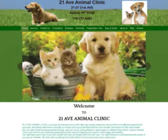 21Aveanimalclinic.com(21 AVE ANIMAL CLINIC) Screenshot