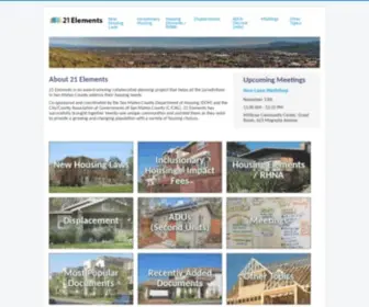 21Elements.com(San Mateo County Housing) Screenshot