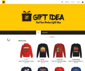 21Giftidea.com(Find Your Perfect Gift) Screenshot