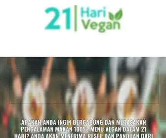 21Hariveg.org(Ayo Ikuti Tantangan Kami) Screenshot