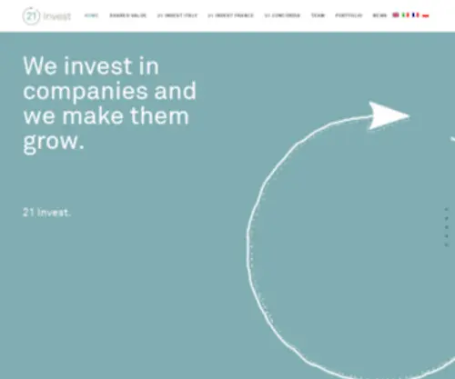 21Investimenti.com(21 Partners) Screenshot