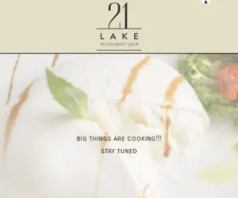 21Lakerestaurantandbar.com(21 Lake Restaurant & Bar) Screenshot