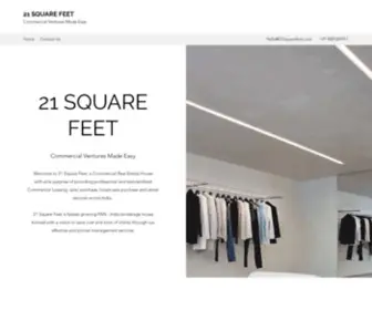 21Squarefeet.com(Commercial Lease) Screenshot