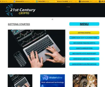 21Stcenturycrypto.com(Get Started Investing Into Crypto Today) Screenshot