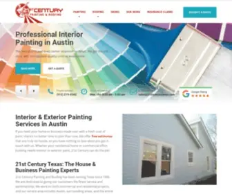 21Stcenturytexas.com(Austin House Painting) Screenshot