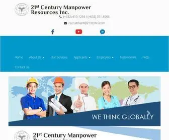 21STCmri.com(21st Century Manpower Resources Inc) Screenshot