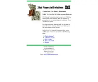 21Stfinancialsolutions.com(21st Financial Solutions) Screenshot