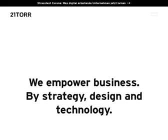 21Torr.com(21TORR // We empower business) Screenshot