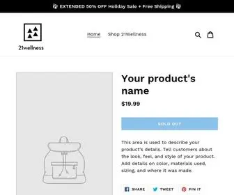 21Wellness.com(Storewide Sale) Screenshot